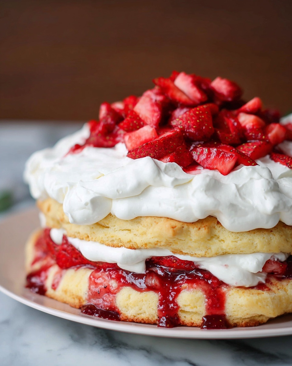 Old Fashioned Strawberry Shortcake with Whipped Cream Recipe - Recipe Image