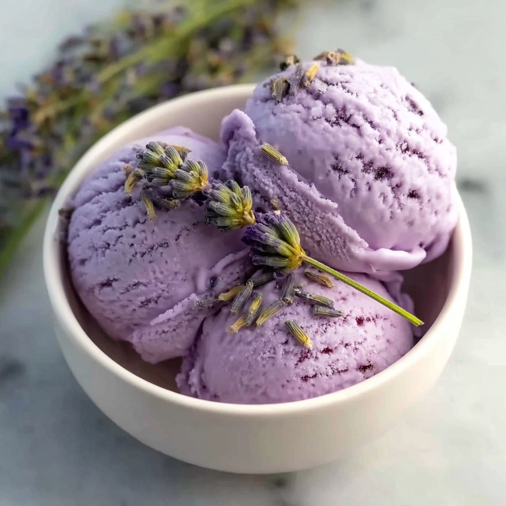 Lavender Ice Cream Recipe - Recipe Image
