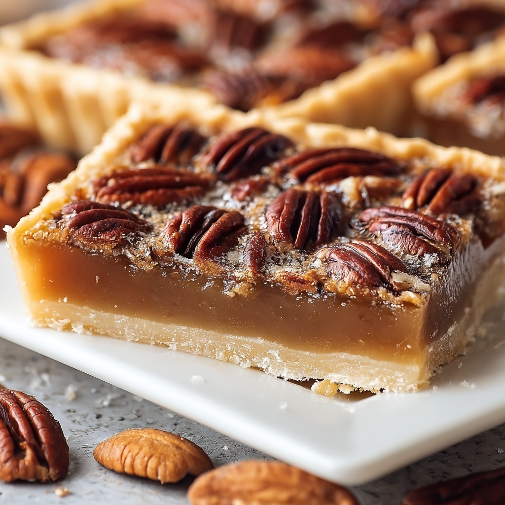 Lazy Girl Pecan Pie Bars Recipe - Recipe Image
