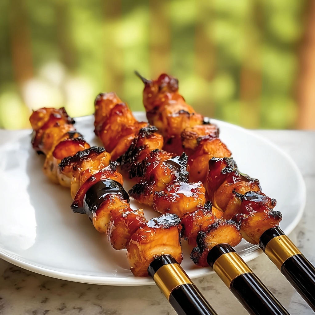Tropical Hawaiian Chicken Skewers Recipe - Recipe Image