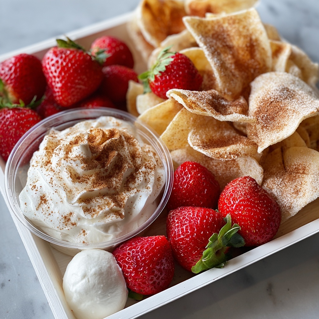 Strawberry Cheesecake Nachos Recipe - Recipe Image