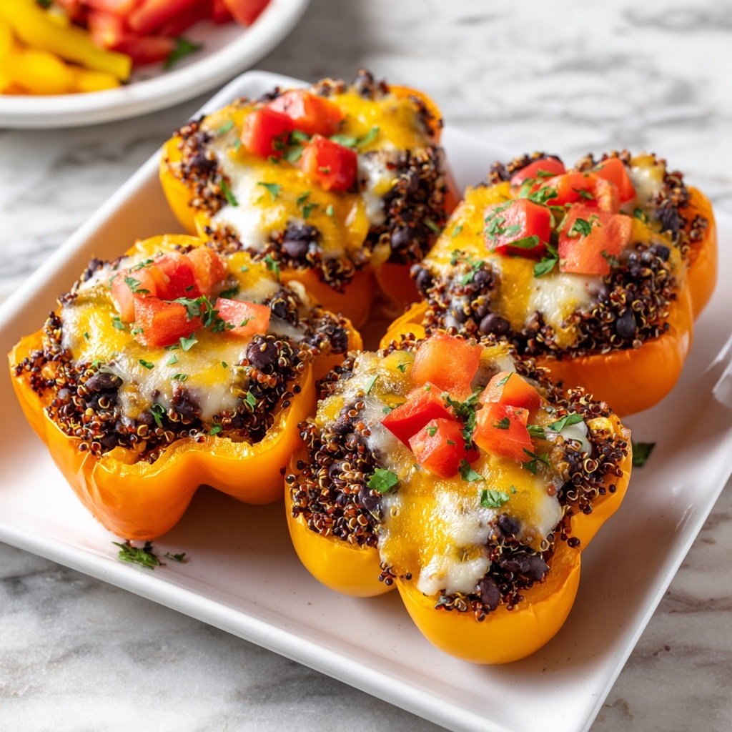 Quinoa and Black Bean Stuffed Peppers Recipe - Recipe Image