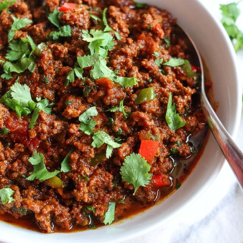 Slow Cooker No Bean Chili Recipe - Recipe Image
