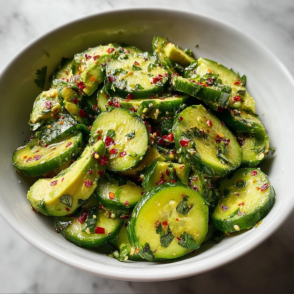 Easy Cucumber Avocado Salad Recipe - Recipe Image