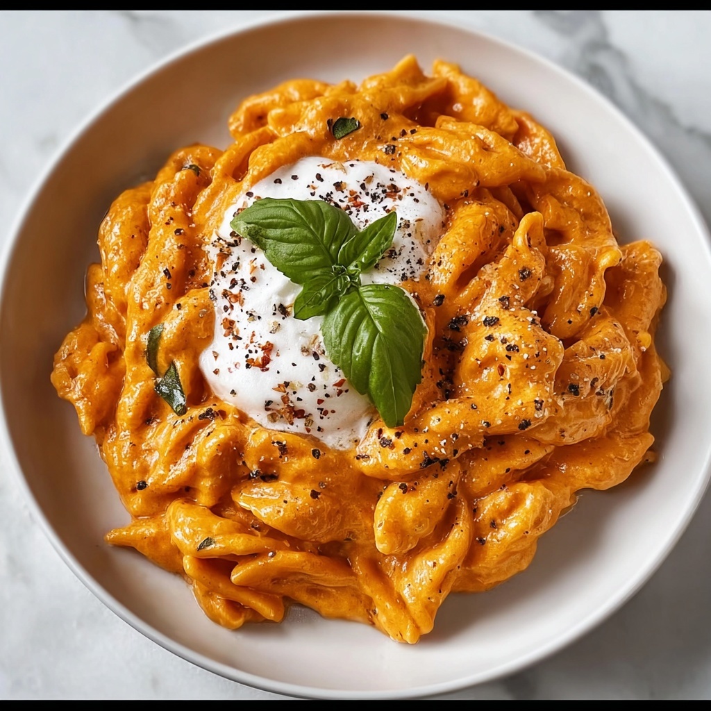 Creamy Romesco Pasta Recipe - Recipe Image
