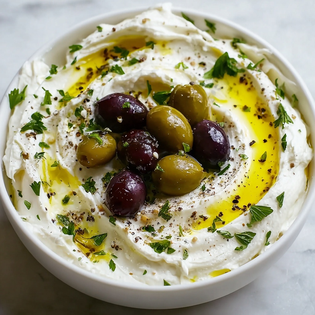 Whipped Feta with Tangy Olives Recipe - Recipe Image