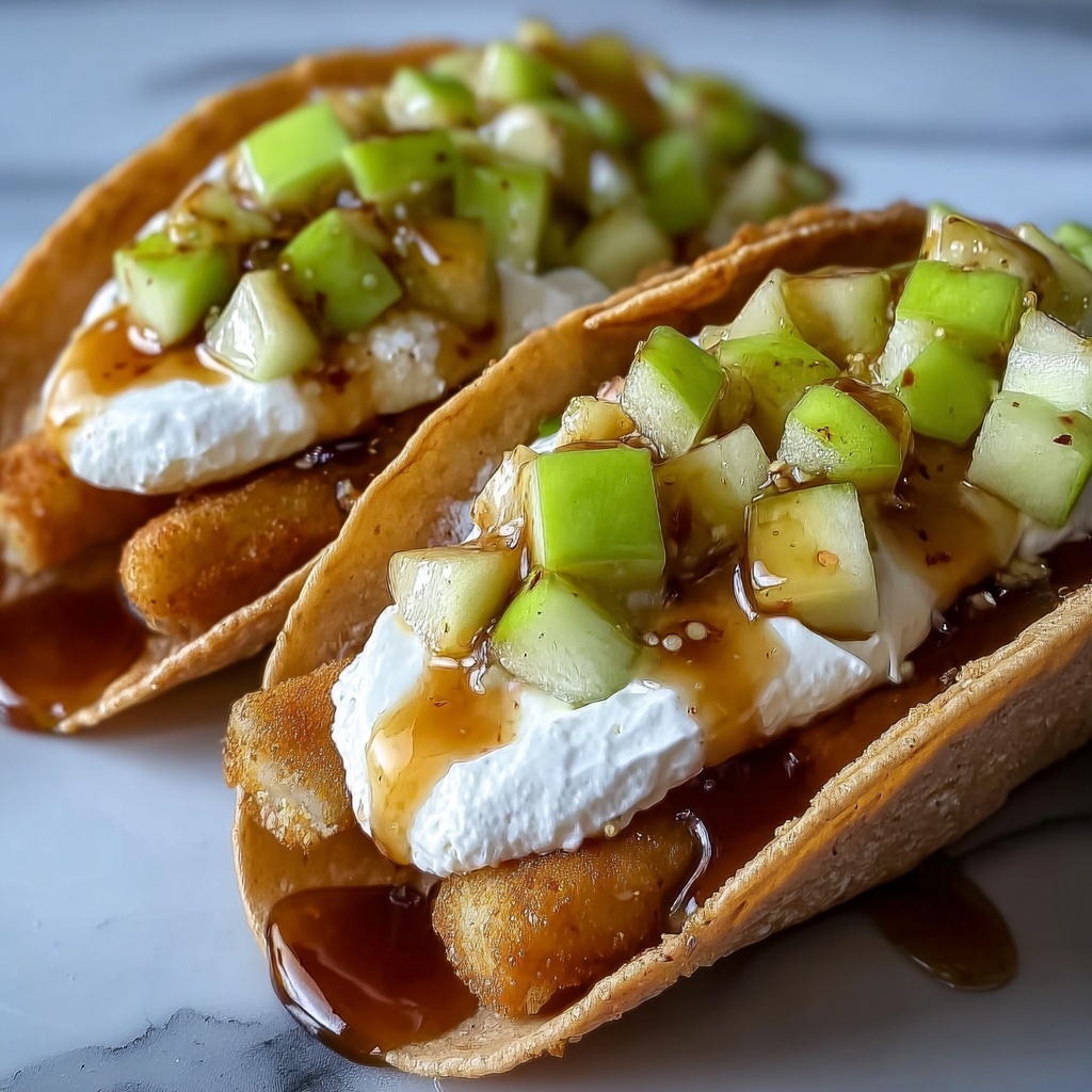 Apple Cheesecake Tacos Recipe - Recipe Image