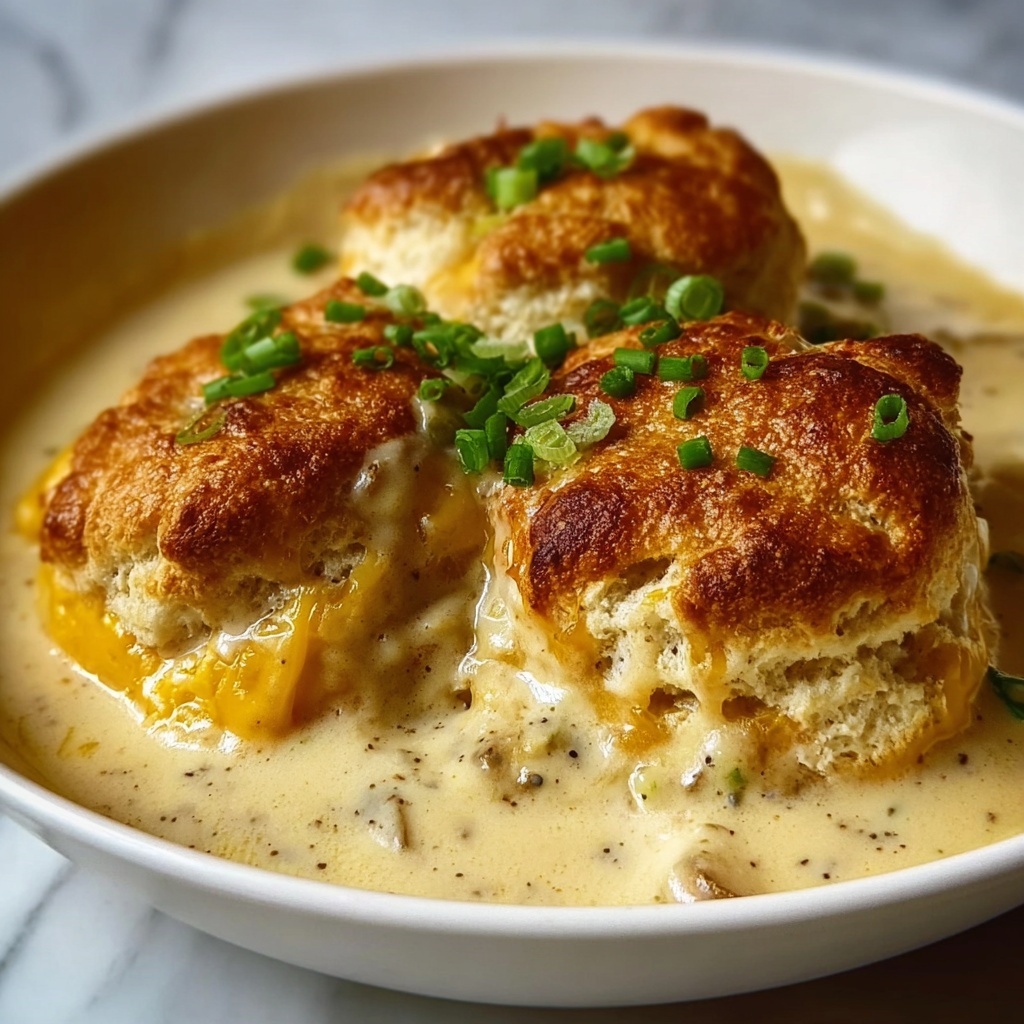 The Cheesy Chicken Biscuit Casserole Recipe - Recipe Image