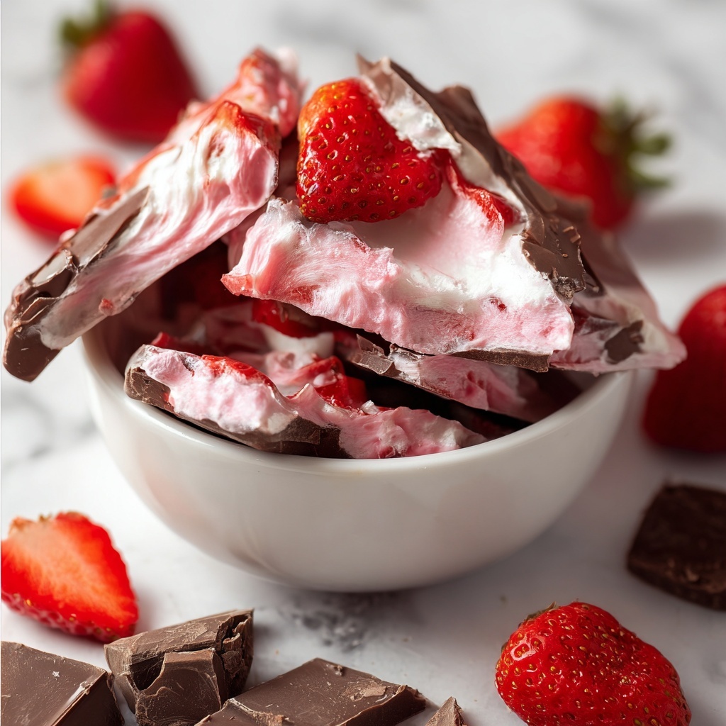 Chocolate Strawberry Yogurt Clusters Recipe - Recipe Image