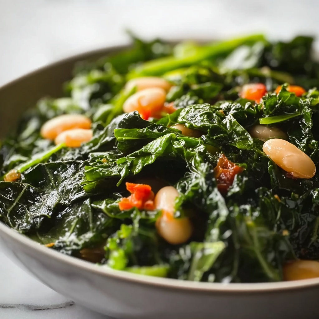 Mediterranean White Beans & Greens Recipe - Recipe Image