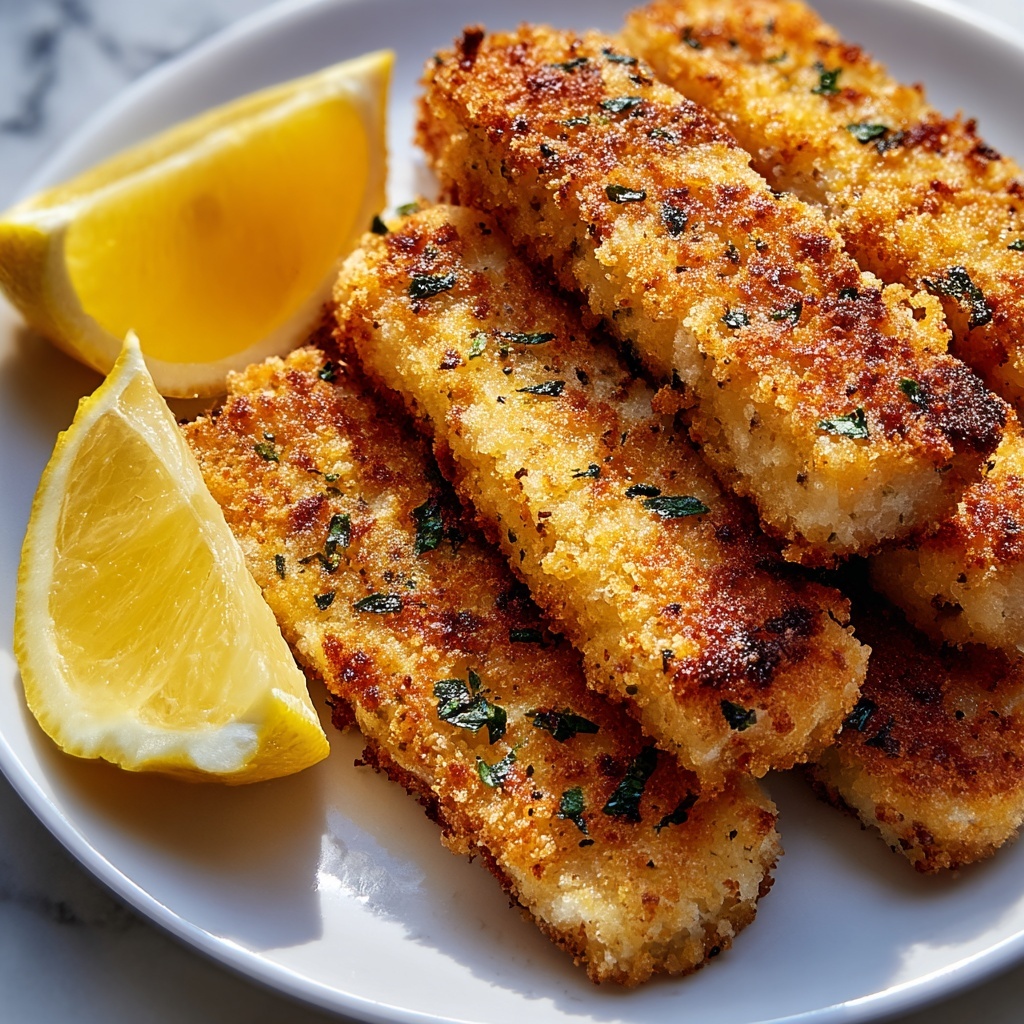 Lemon Garlic Parmesan Chicken Tenders Recipe - Recipe Image