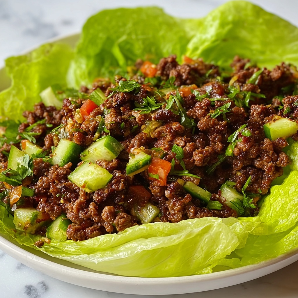 Beef Lettuce Wraps Recipe - Recipe Image