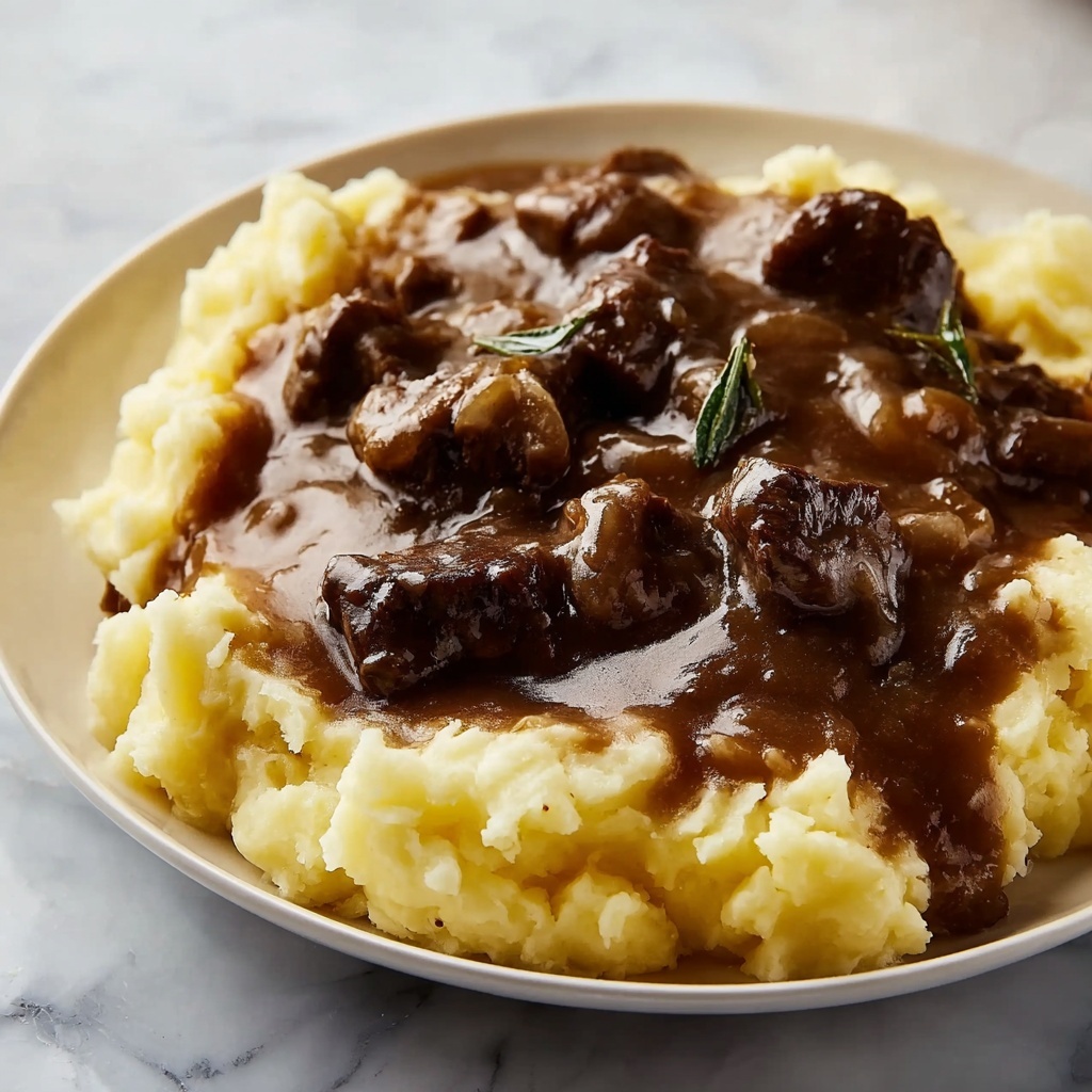 Beef Gravy Potatoes Recipe - Recipe Image