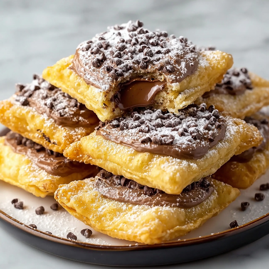 Air Fryer Nutella Stuffed Beignets Recipe - Recipe Image