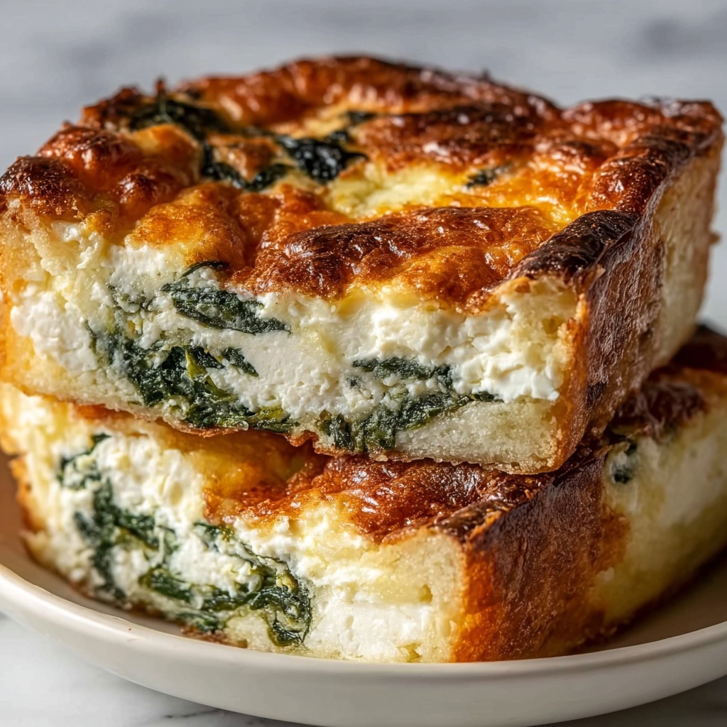 Easy Spinach Feta Baked Omelets Recipe - Recipe Image