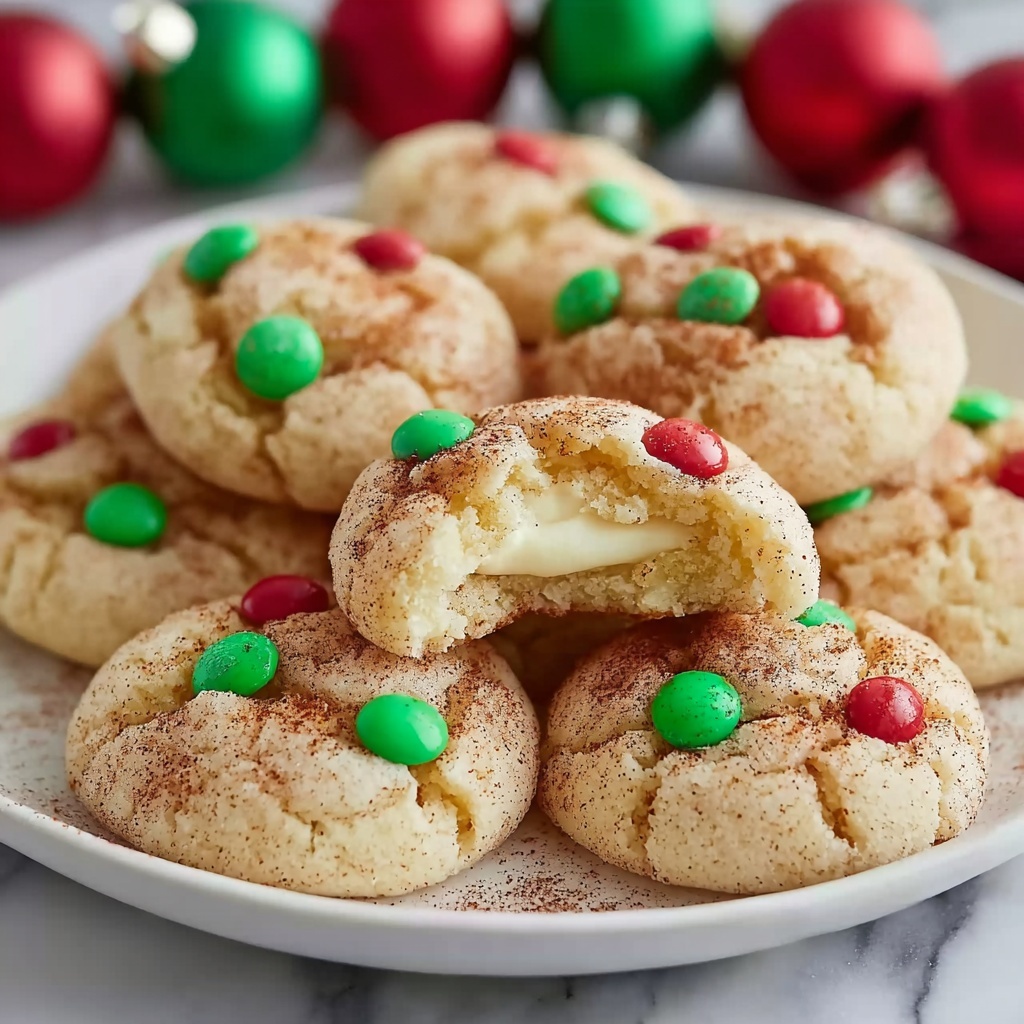 Christmas Cheesecake Snickerdoodles Recipe - Recipe Image