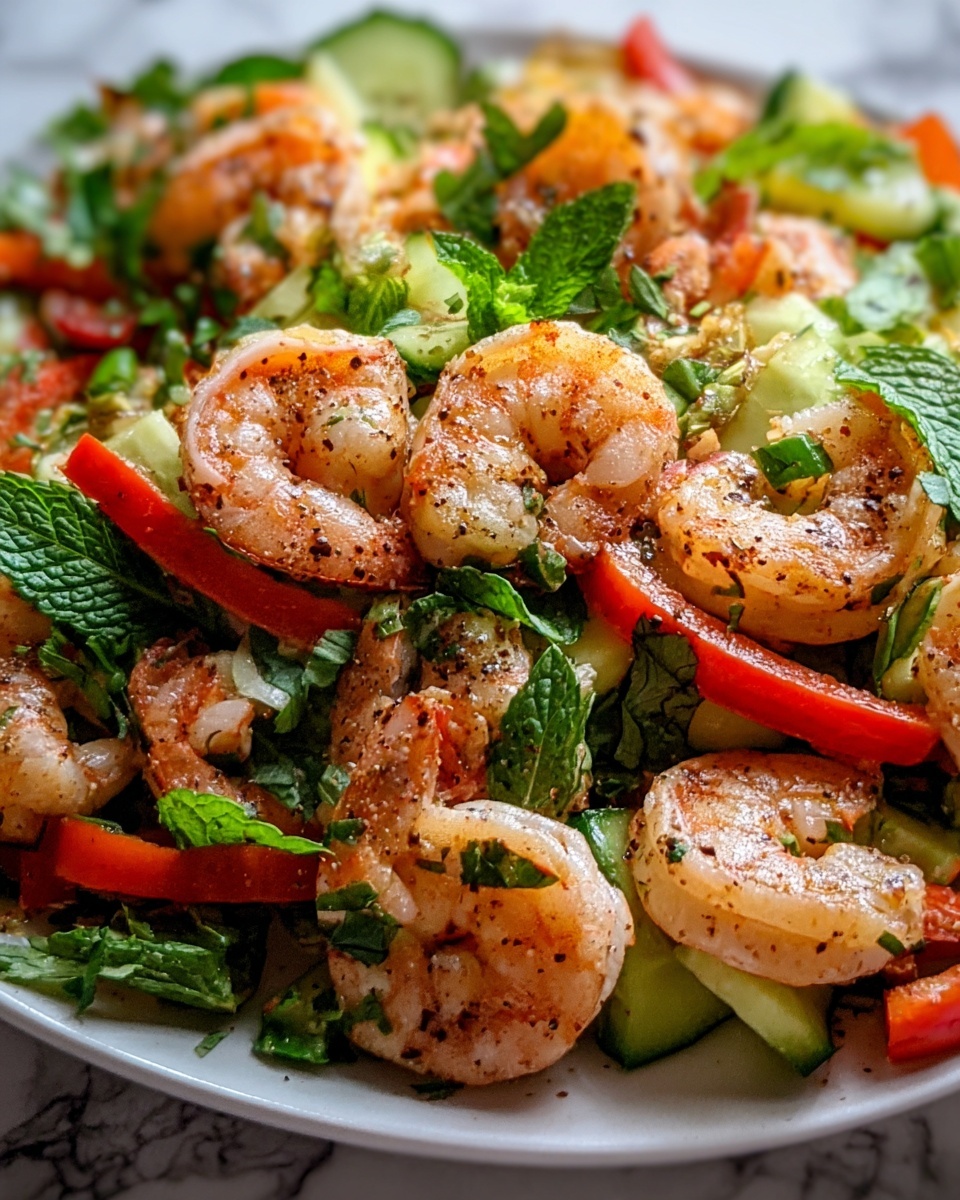 Spicy Thai Shrimp Salad (Pla Goong) Recipe - Recipe Image