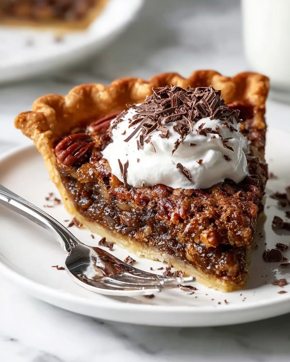 Dark Chocolate Pecan Pie Recipe - Recipe Image