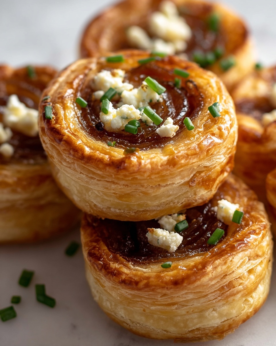 Caramelized Onion Tarts Recipe - Recipe Image