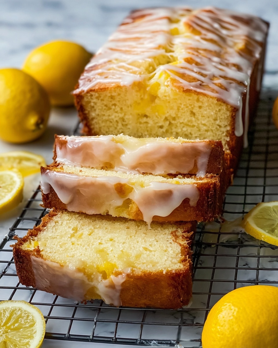 Healthy Greek Yogurt Lemon Loaf Cake Recipe - Recipe Image