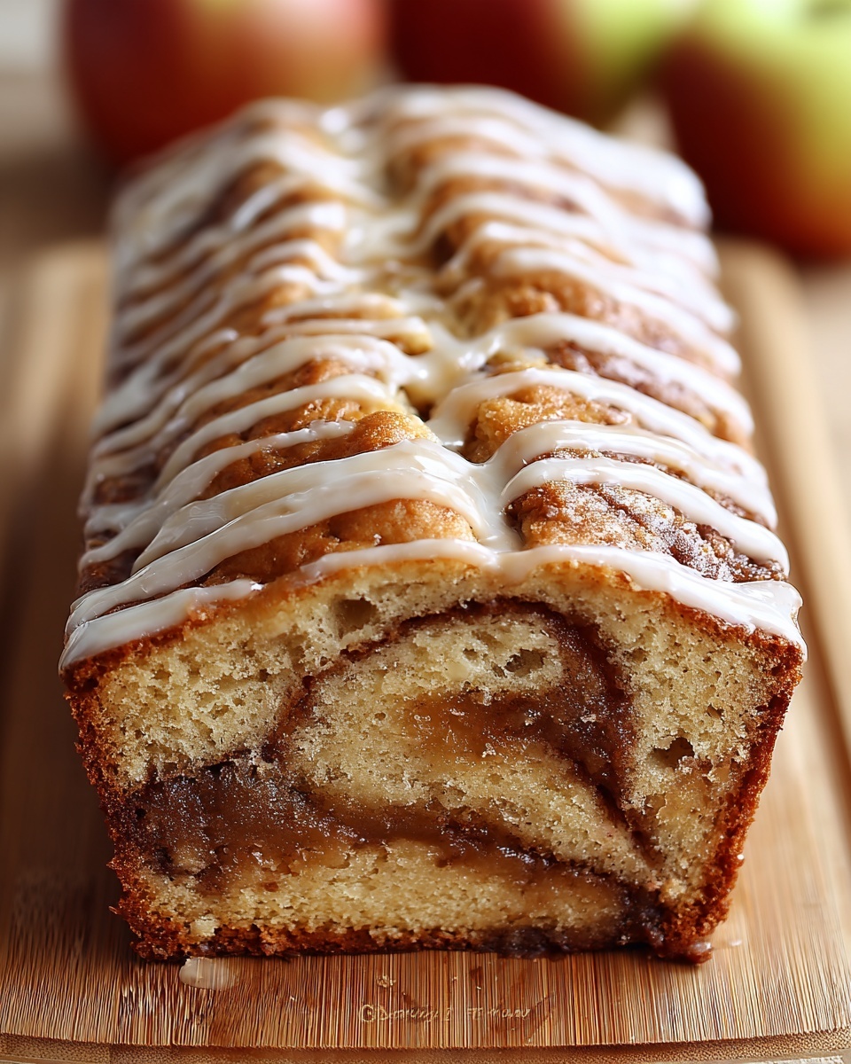 Cinnamon Swirl Apple Fritter Bread Recipe - Recipe Image
