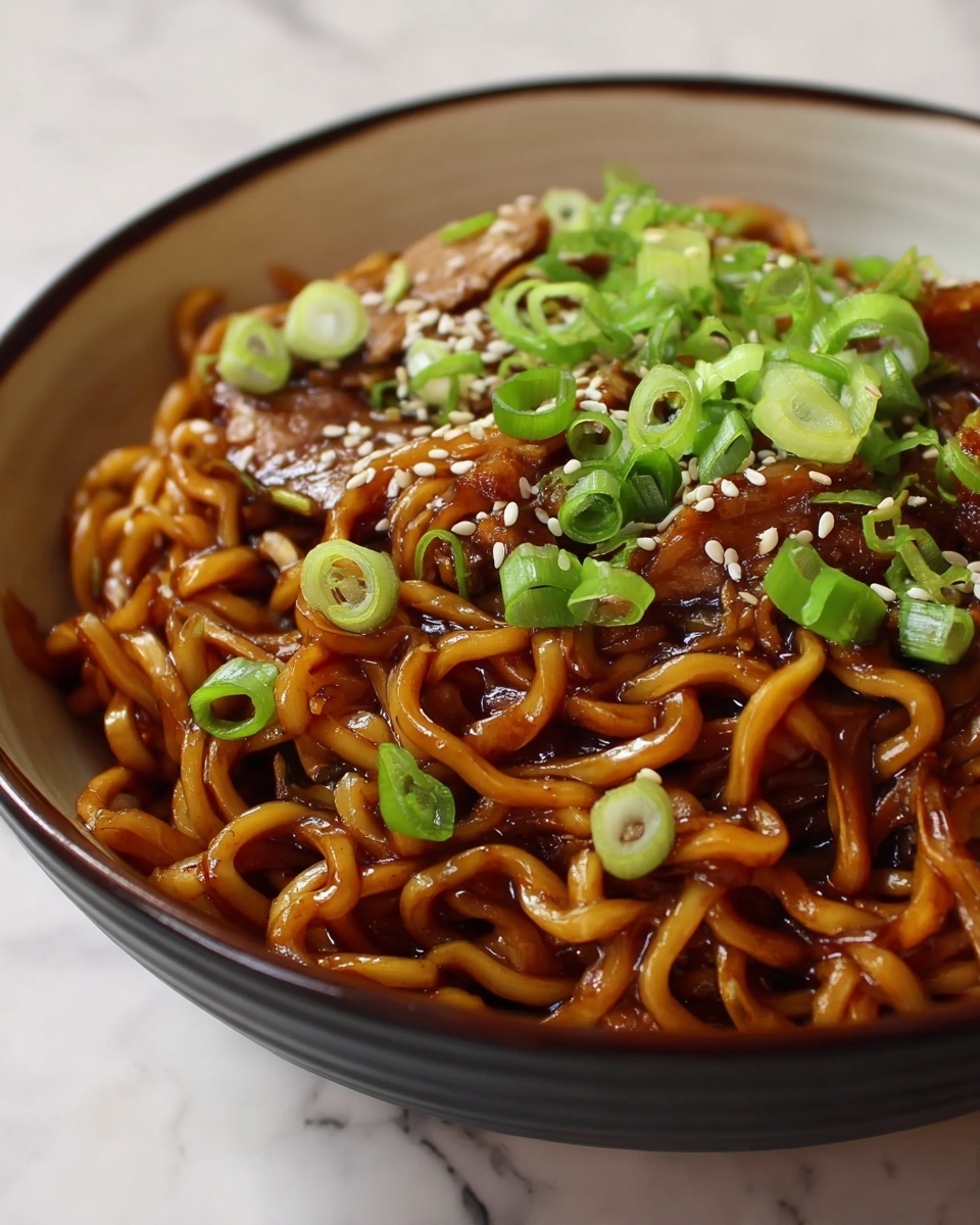 Easy Saucy Ramen Noodles Recipe - Recipe Image