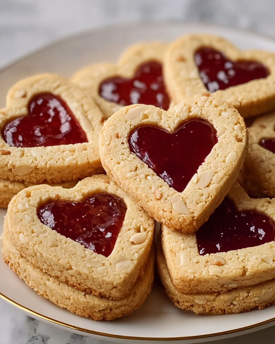 Almond Heart Cookies Recipe - Recipe Image