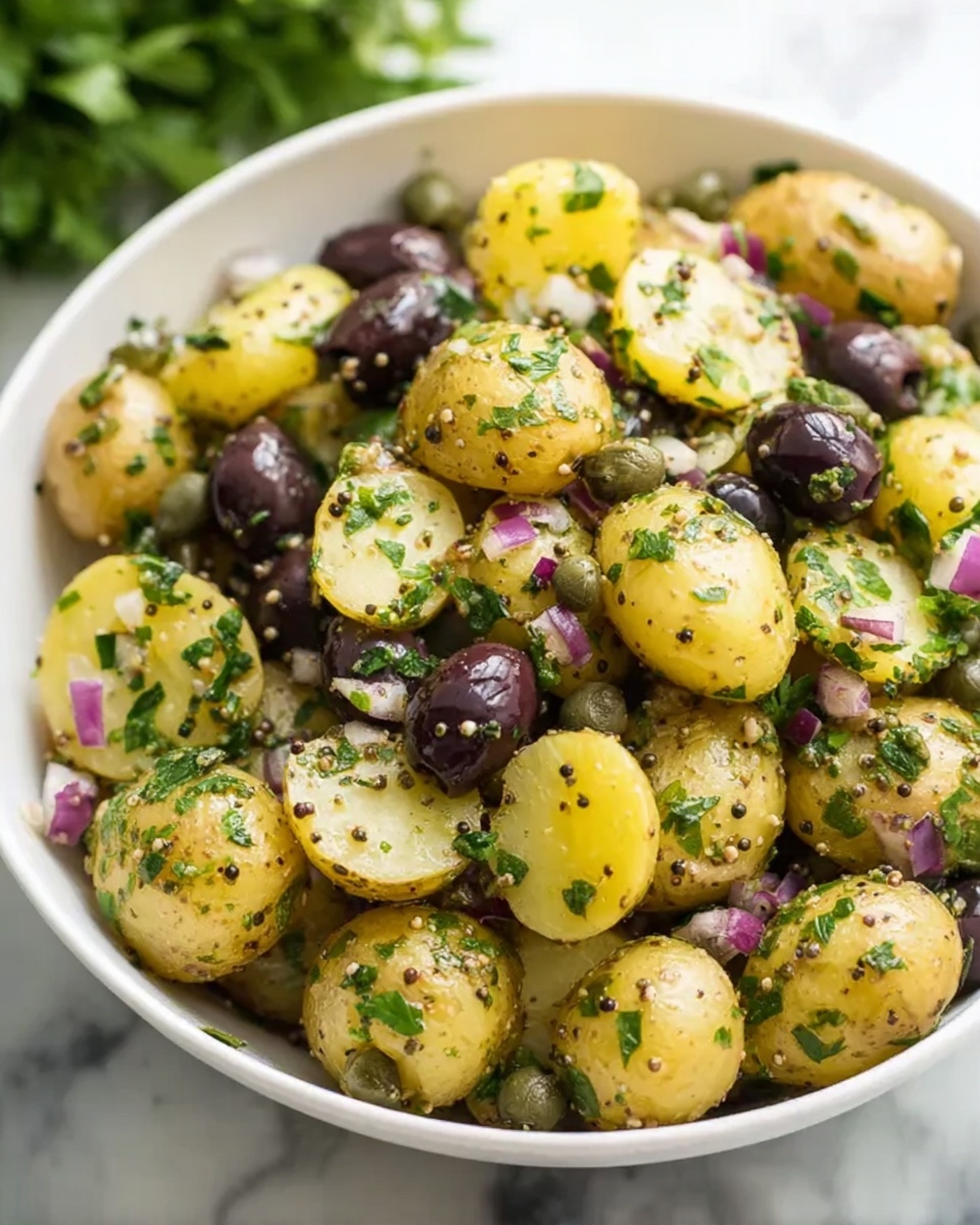 Mediterranean Potato Salad with Sumac, Olives, and Capers Recipe - Recipe Image