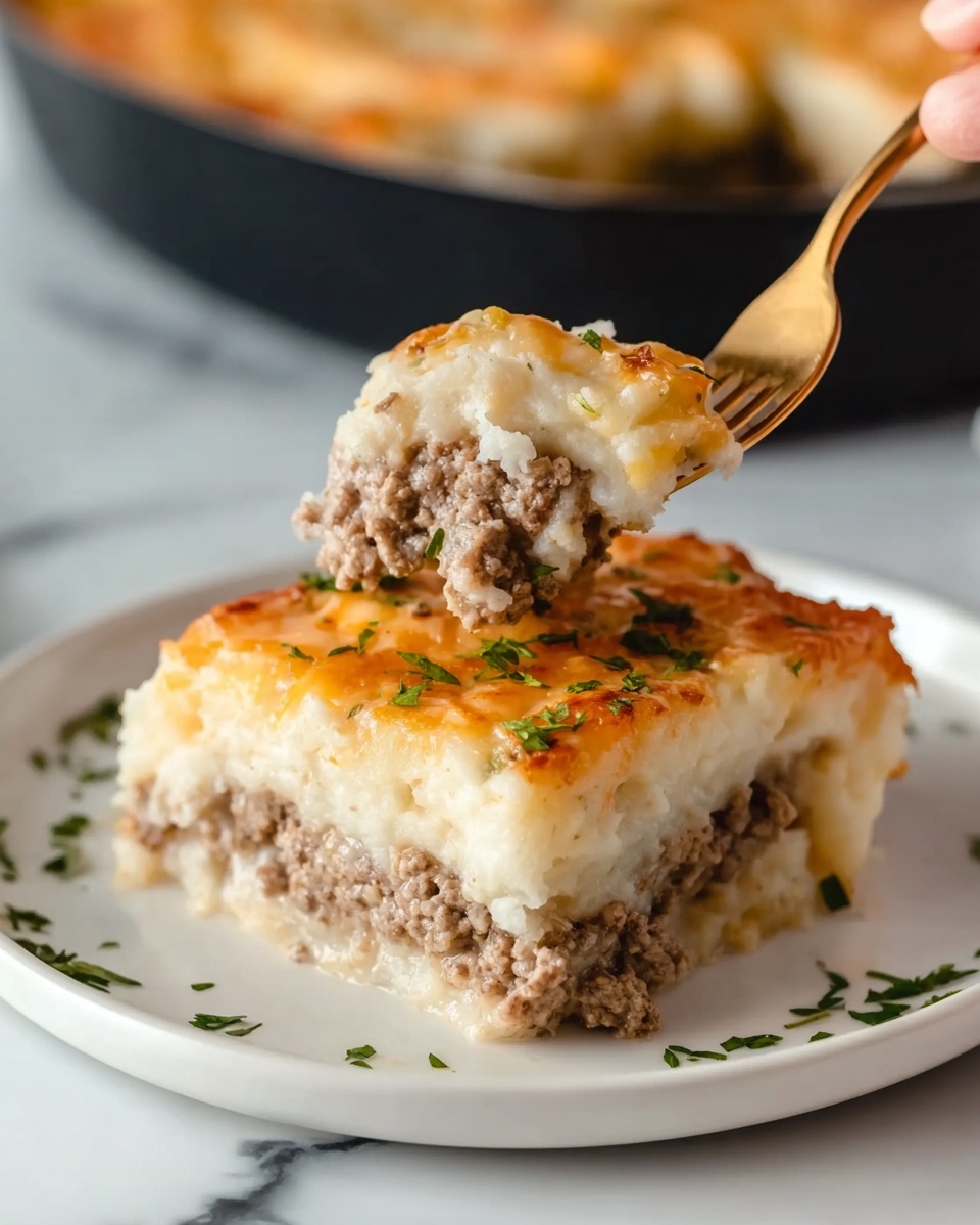 Cheddar Bay Ground Beef Cobbler Recipe - Recipe Image