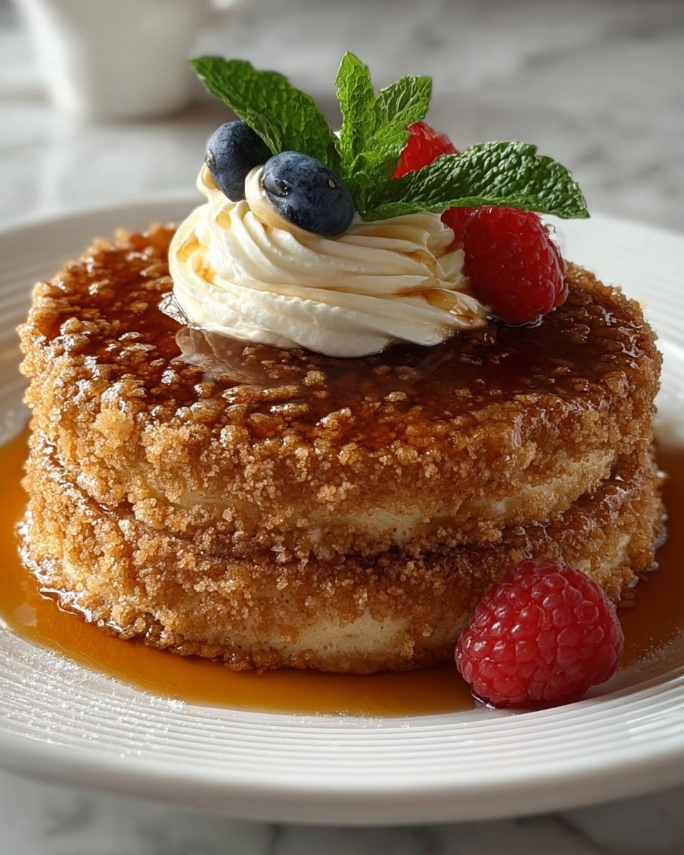 Brown Sugar & Cinnamon Streusel Pancakes Recipe - Recipe Image