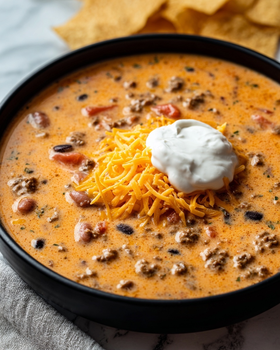 Cheesy Taco Soup Recipe - Recipe Image