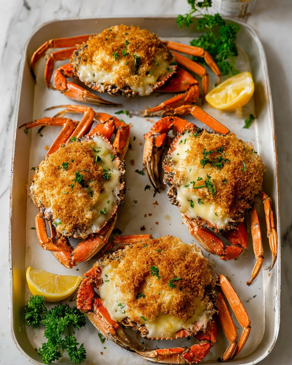New Orleans Seafood Stuffed Crab Recipe - Recipe Image