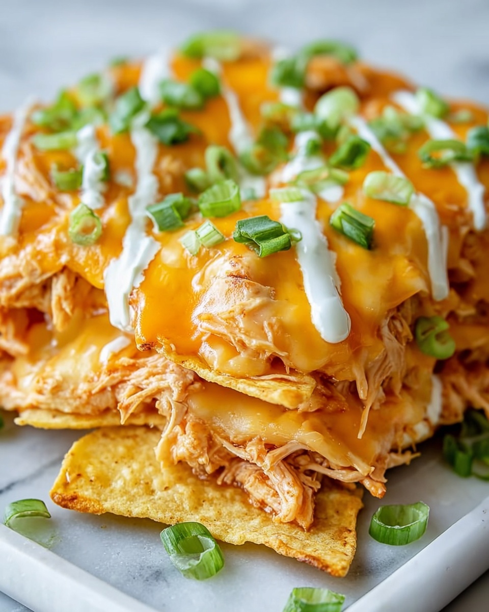 Buffalo Chicken Nachos Recipe - Recipe Image