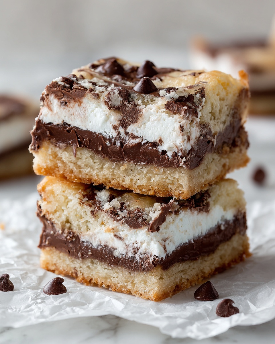 Peanut Butter Chocolate Chip Cookie Cheesecake Bars Recipe - Recipe Image