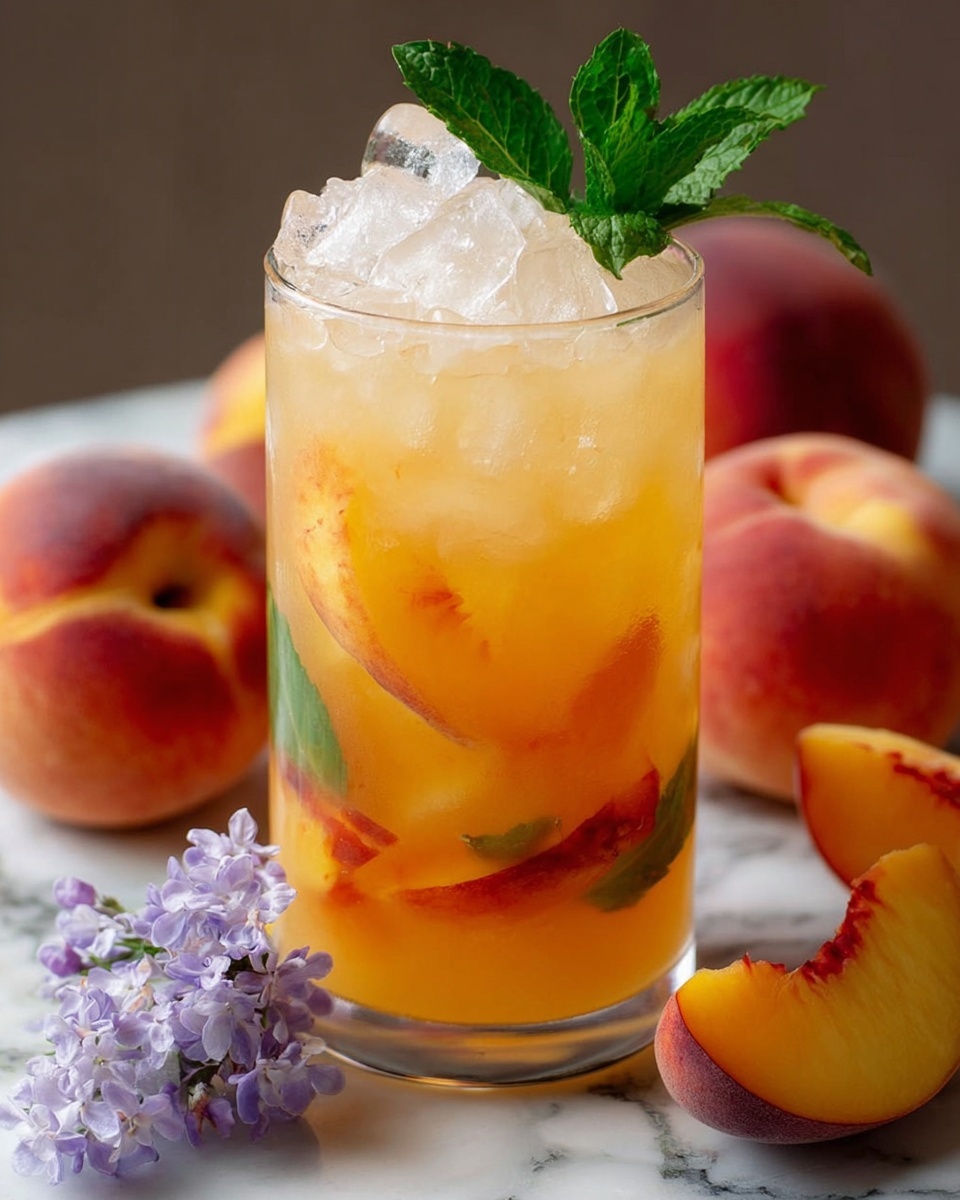 Easy Peach Tea: The Perfect Refreshing Summer Drink Recipe - Recipe Image