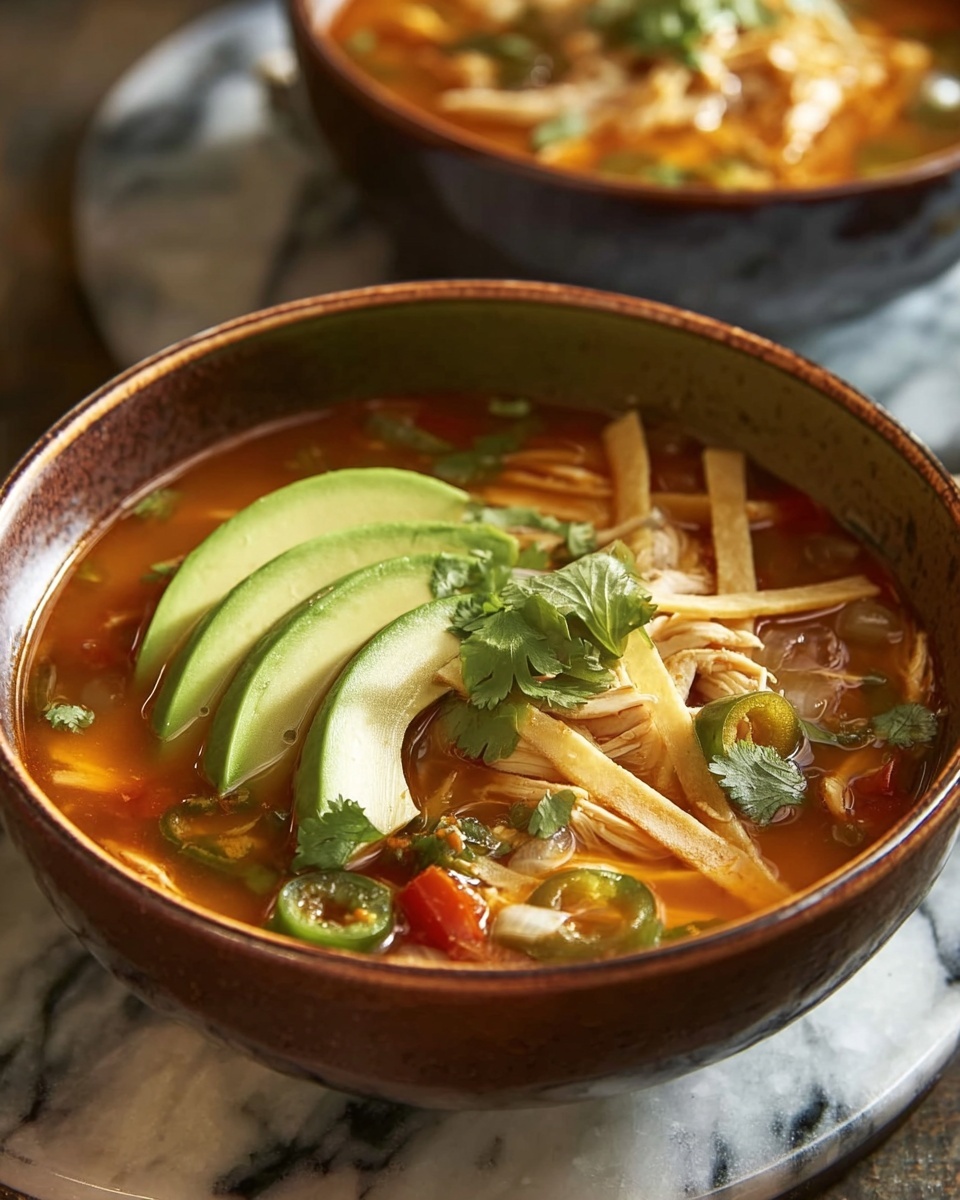 The Best Poblano Chicken Tortilla Soup From Scratch Recipe - Recipe Image