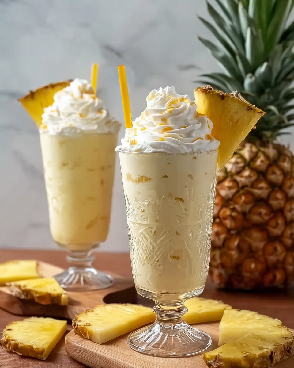 Pina Colada Milkshakes Recipe - Recipe Image