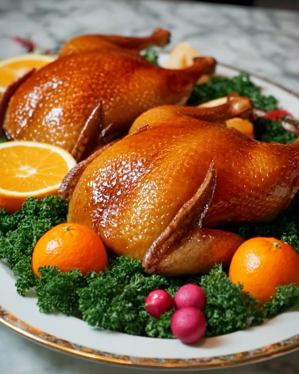 Roast Duck with Orange Glaze Recipe - Recipe Image