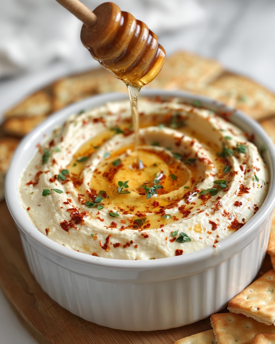 Hot Honey Cream Cheese Dip Recipe - Recipe Image
