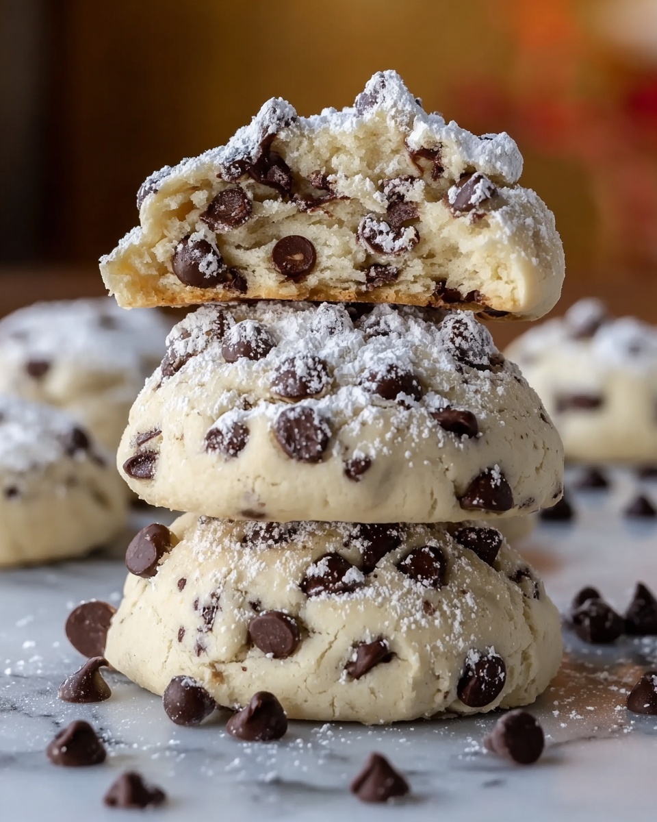Peanut Butter Chocolate Chip Snowball Cookies Recipe - Recipe Image