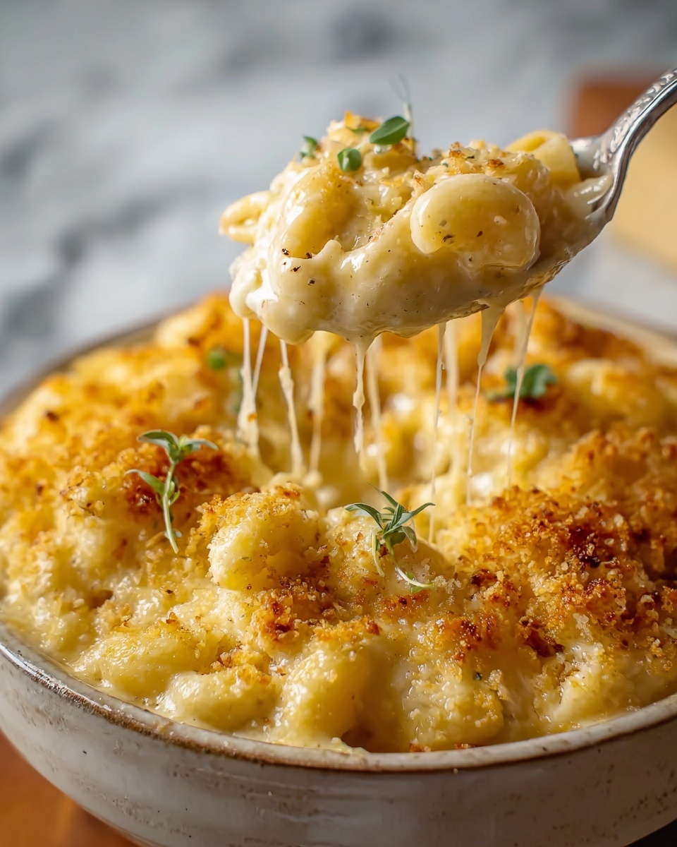 Poblano Smoked Gouda Mac and Cheese Recipe - Recipe Image