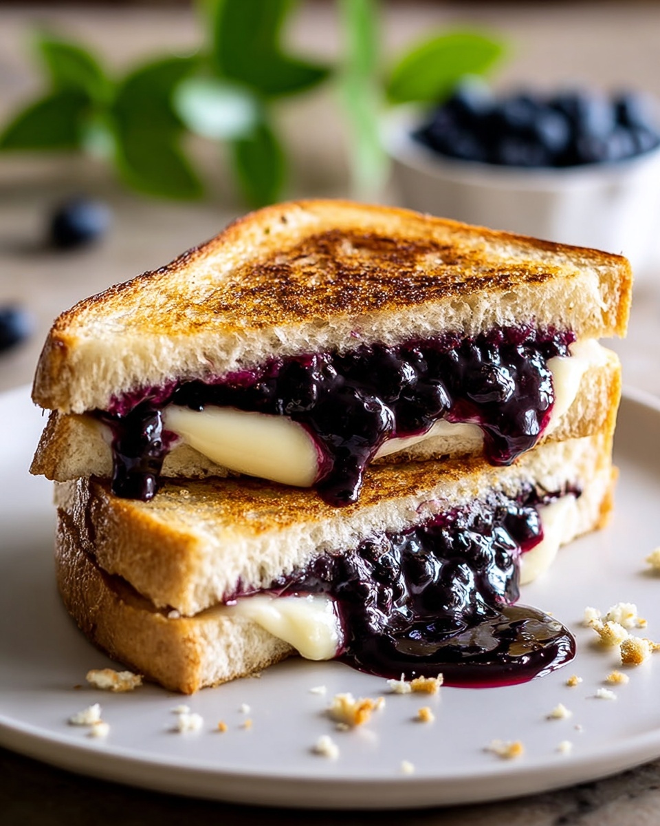 Balsamic Blackberry Bliss Grilled Cheese Recipe - Recipe Image