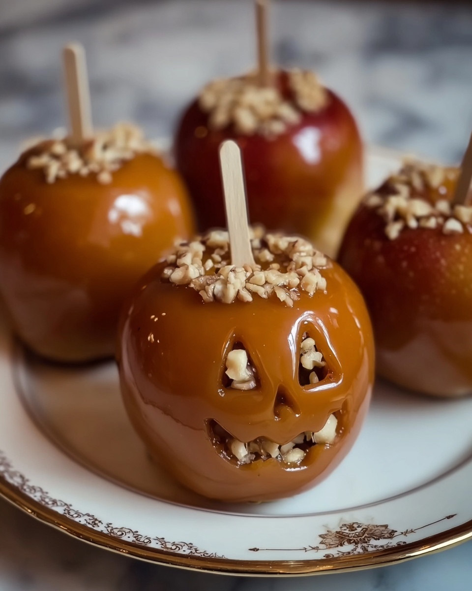 Candied Apples for Halloween Recipe - Recipe Image