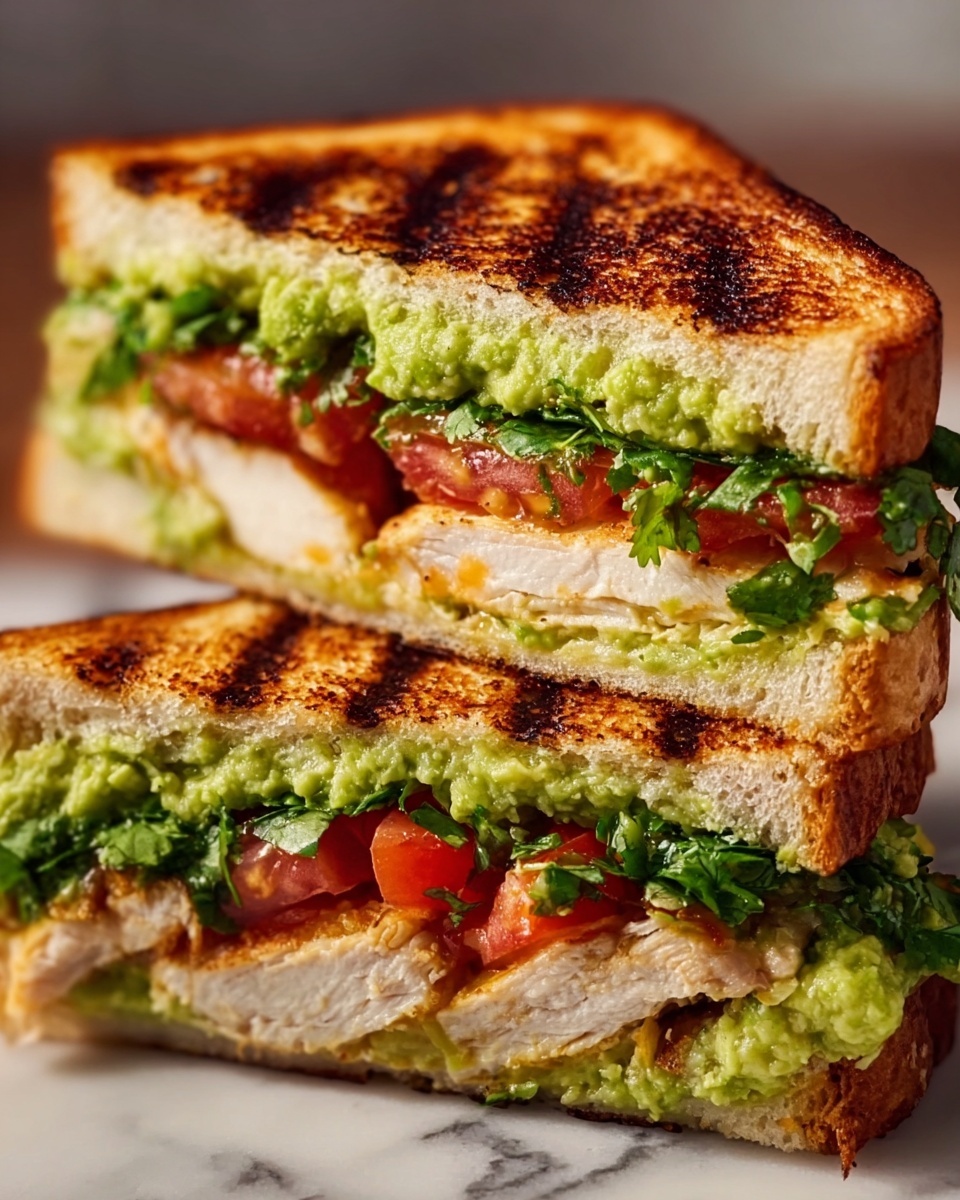 Chicken Avocado Melt Sandwich Recipe - Recipe Image