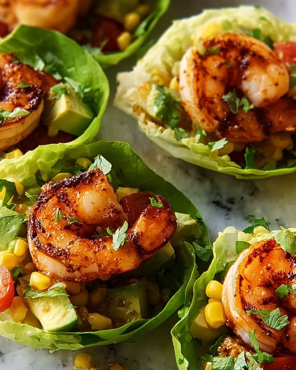 Healthy Taco Shrimp Lettuce Wraps: A Fresh Twist on Tacos Recipe - Recipe Image