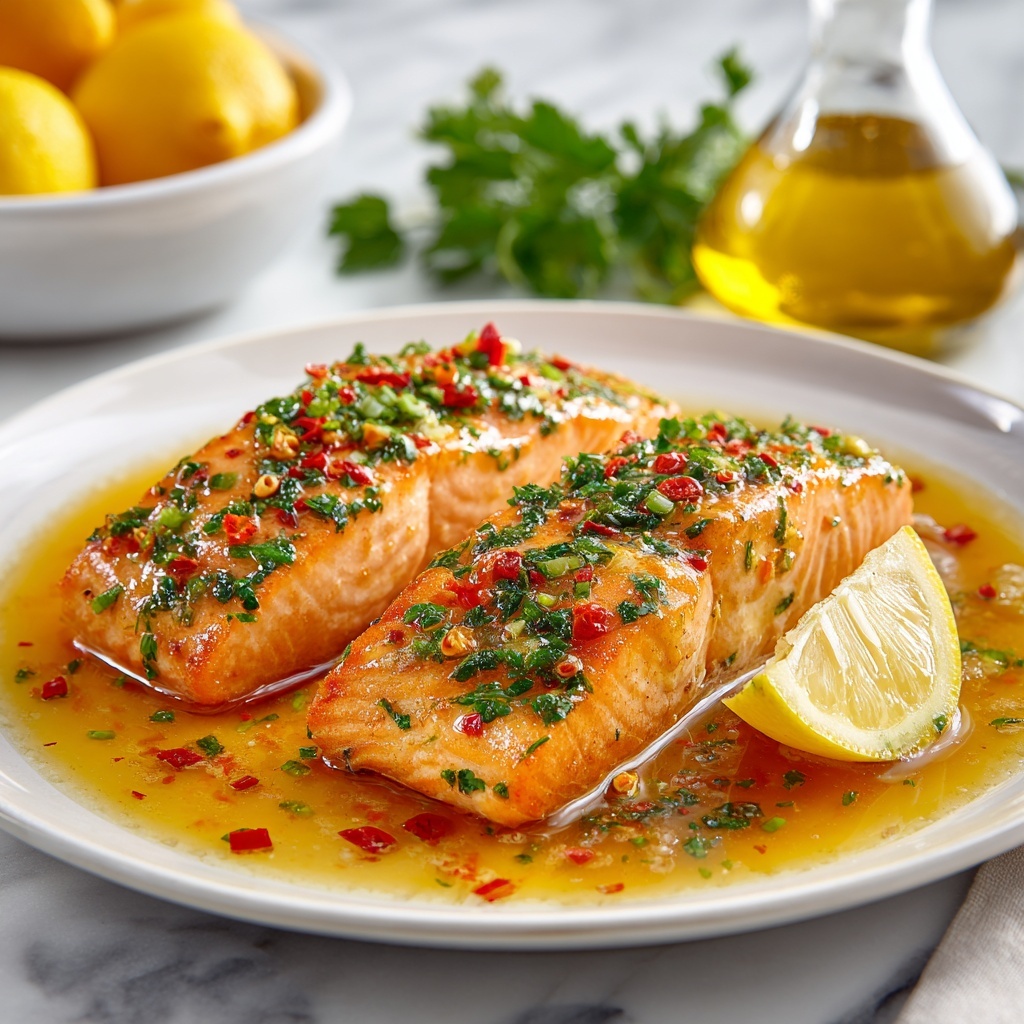 Baked Salmon with Honey Mustard Recipe - Recipe Image