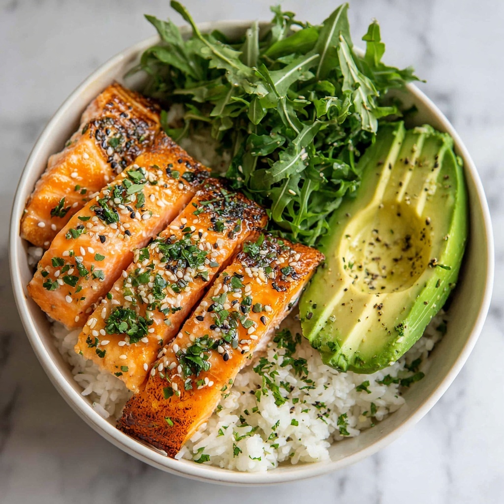 Healthy Sweet Chili Salmon Bowl Recipe - Recipe Image