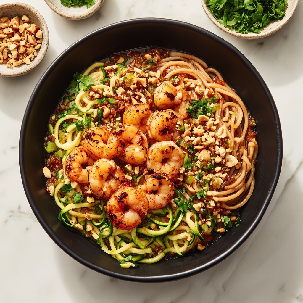 Zucchini Noodle Pad Thai with Shrimp Recipe - Recipe Image