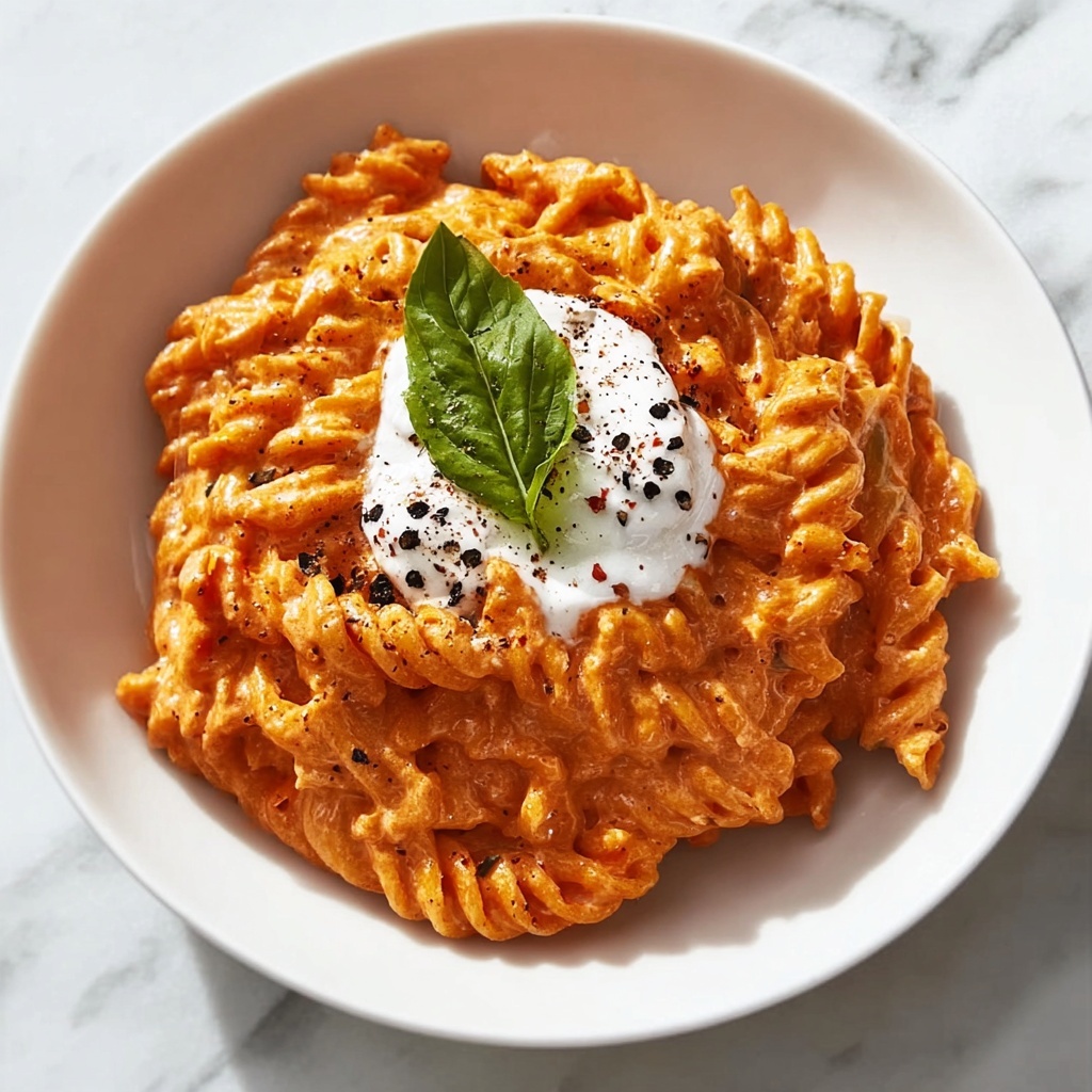 Creamy Romesco Pasta Recipe - Recipe Image