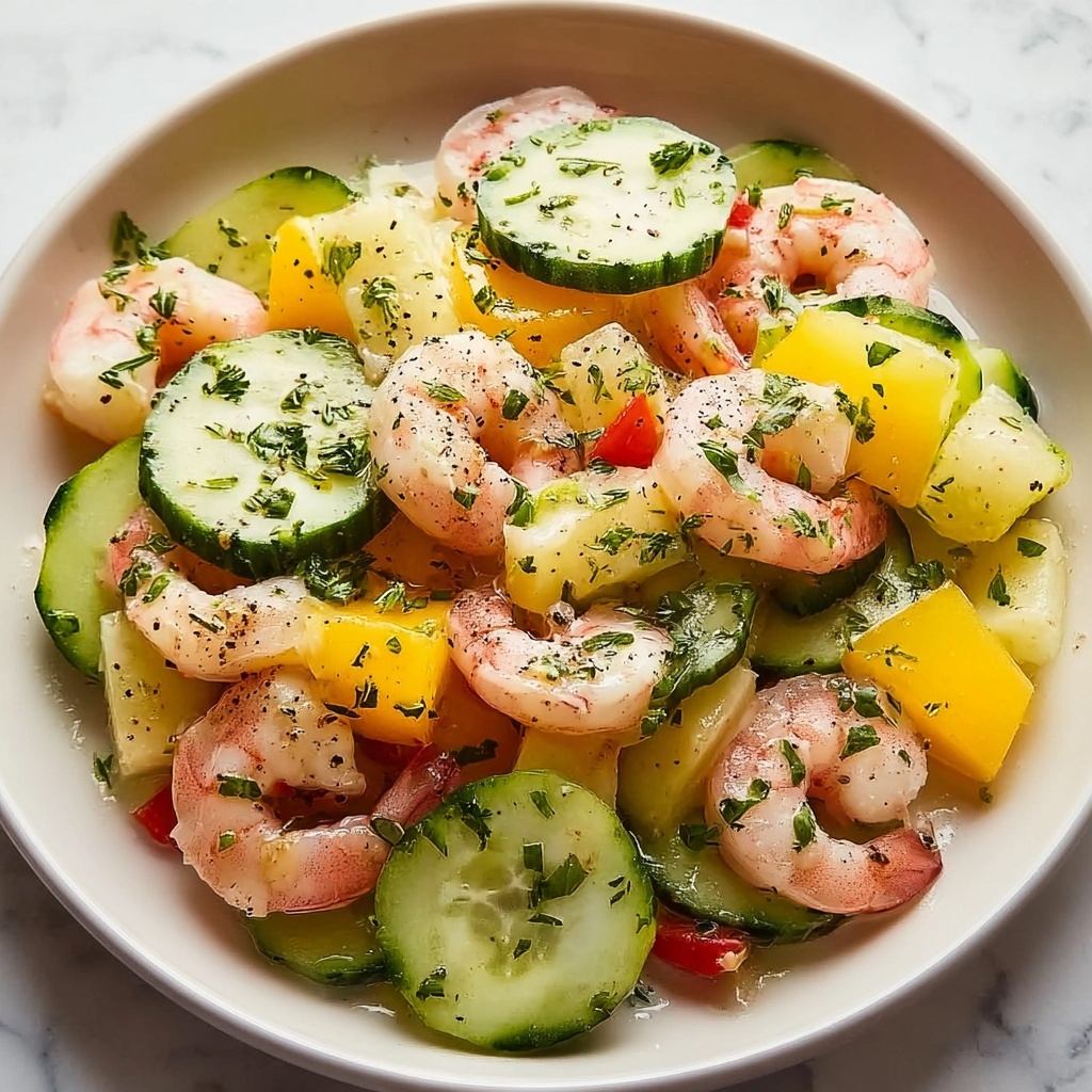 Cucumber Shrimp Salad Recipe - Recipe Image